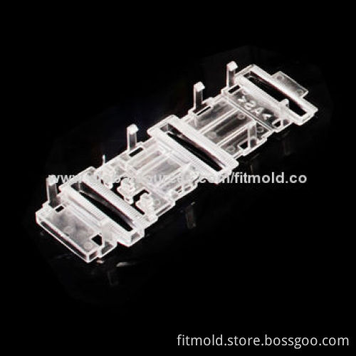 Plastic Injection Molding Parts, Made of High Transparency Material PMMA